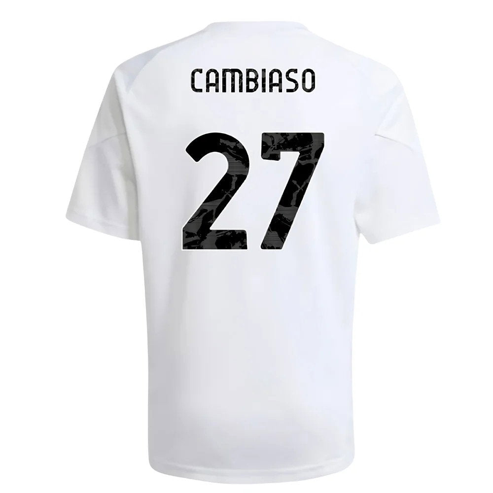 2025-2026 Juventus Training Shirt (White) - Kids (Cambiaso 27)_0
