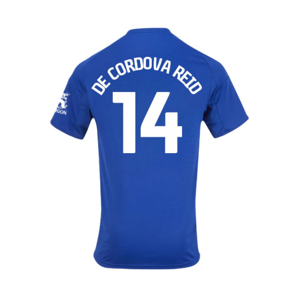 2025-2026 Leicester City Home Shirt - Kids (De Cordova Reid 14)_0