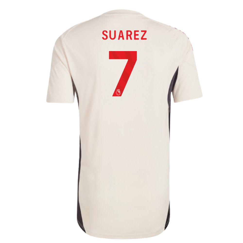 2025-2026 Liverpool Training Jersey (White) - Kids (Suarez 7)_0