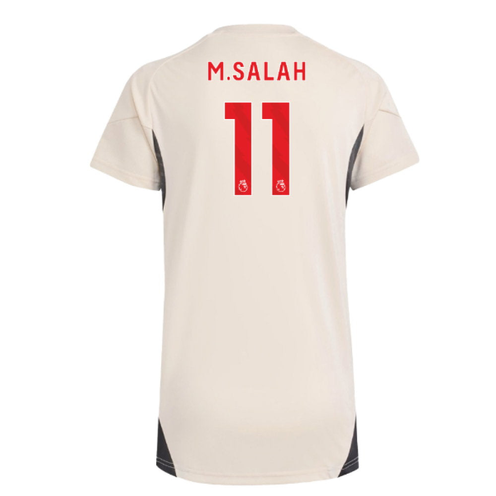 2025-2026 Liverpool Training Jersey (White) - Womens (M.Salah 11)_0