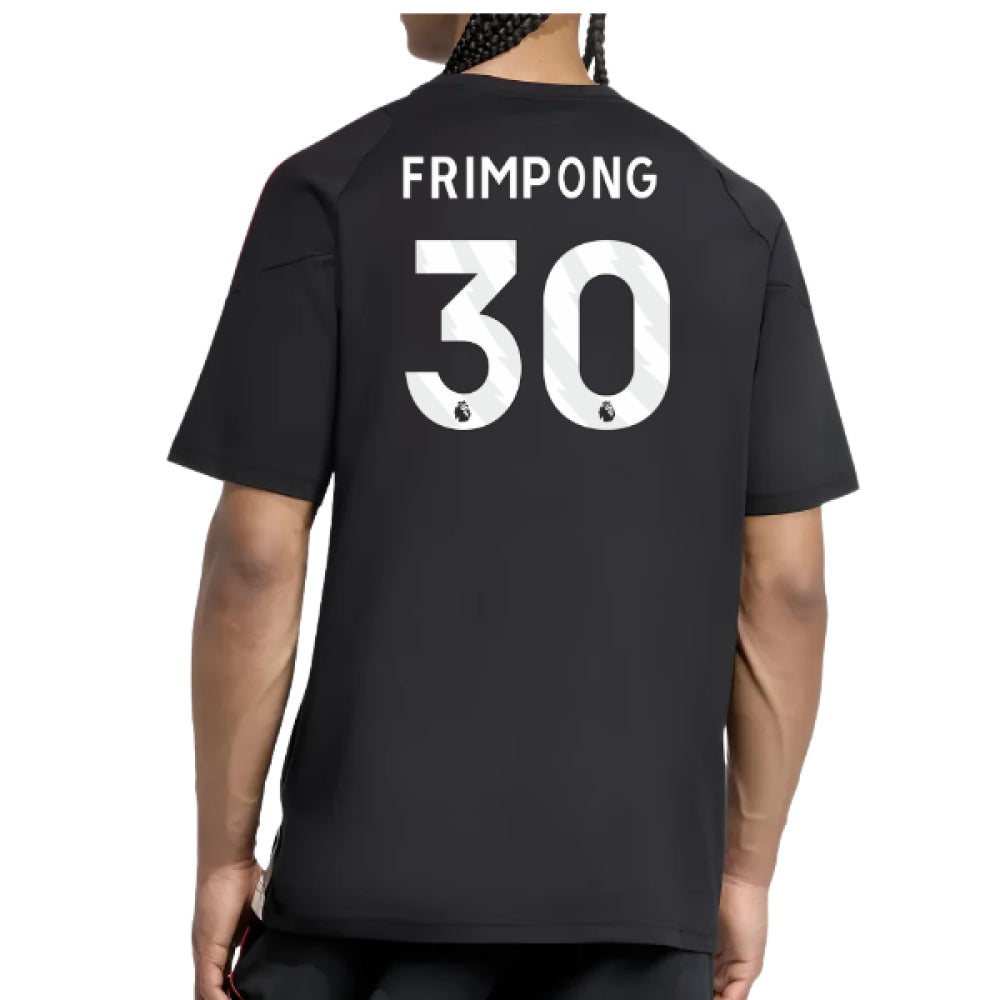 2025-2026 Liverpool Training Tee (Black) (Frimpong 30)_0