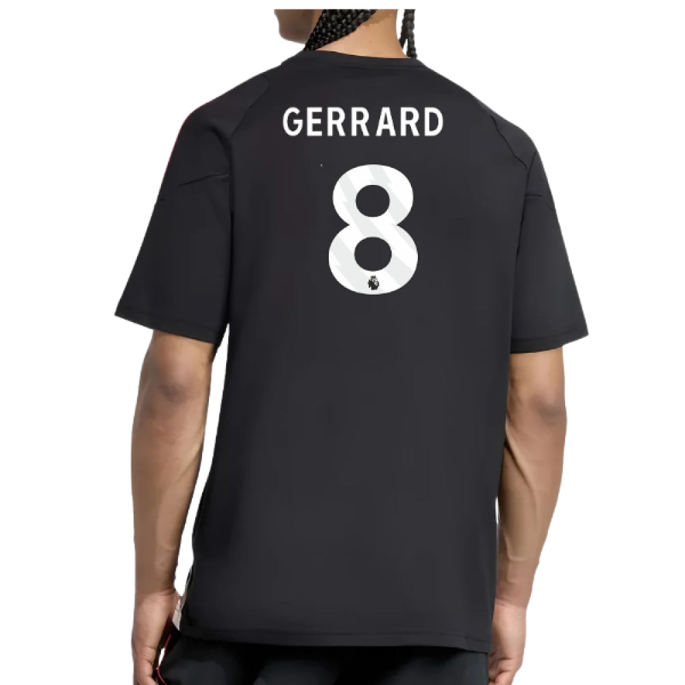 2025-2026 Liverpool Training Tee (Black) (Gerrard 8)_0