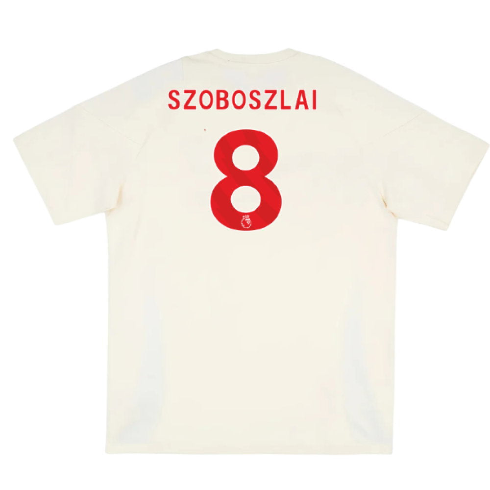 2025-2026 Liverpool Training Tee (White) (Szoboszlai 8)_0