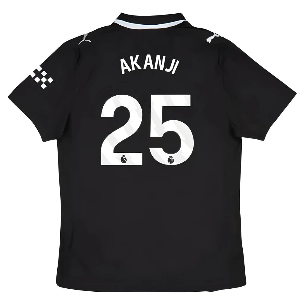 2025-2026 Man City Authentic Away Shirt (Akanji 25)_0