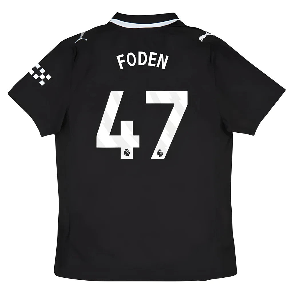 2025-2026 Man City Authentic Away Shirt (Foden 47)_0