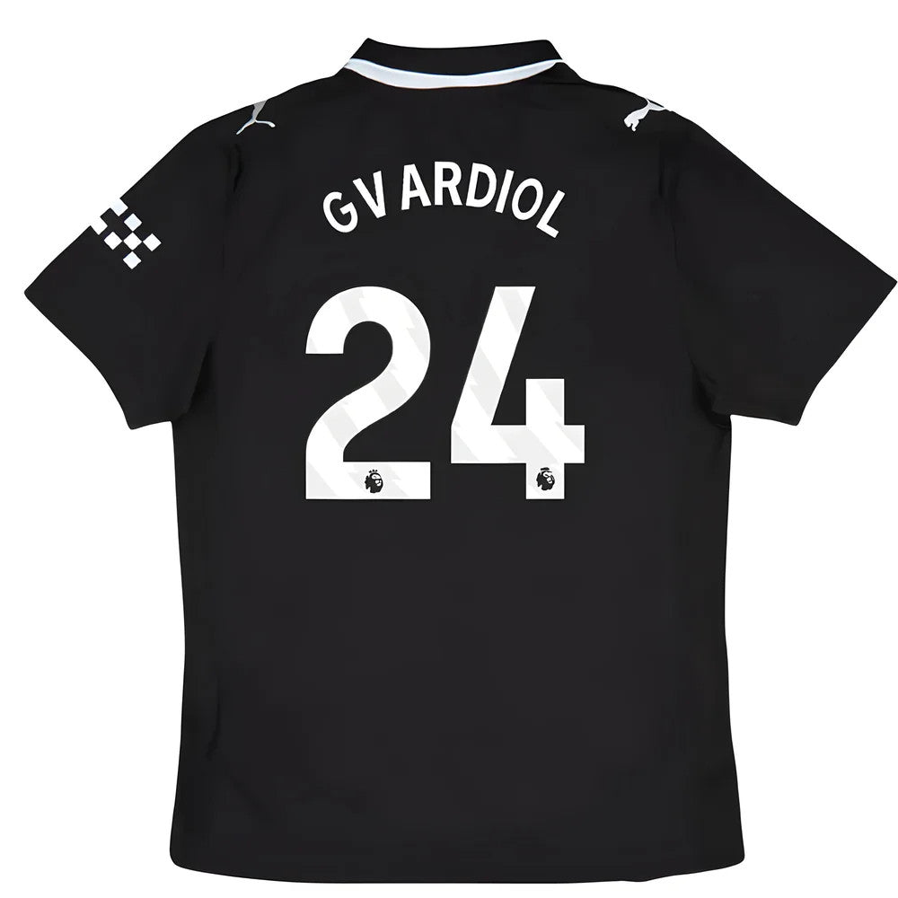 2025-2026 Man City Authentic Away Shirt (Gvardiol 24)_0