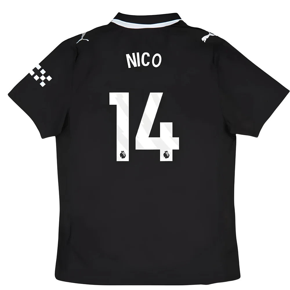 2025-2026 Man City Authentic Away Shirt (Nico 14)_0