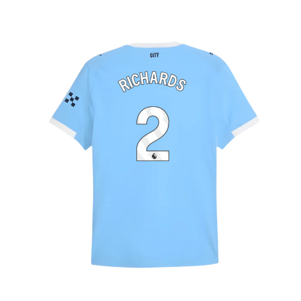 2025-2026 Man City Authentic Home Shirt (Richards 2)_0