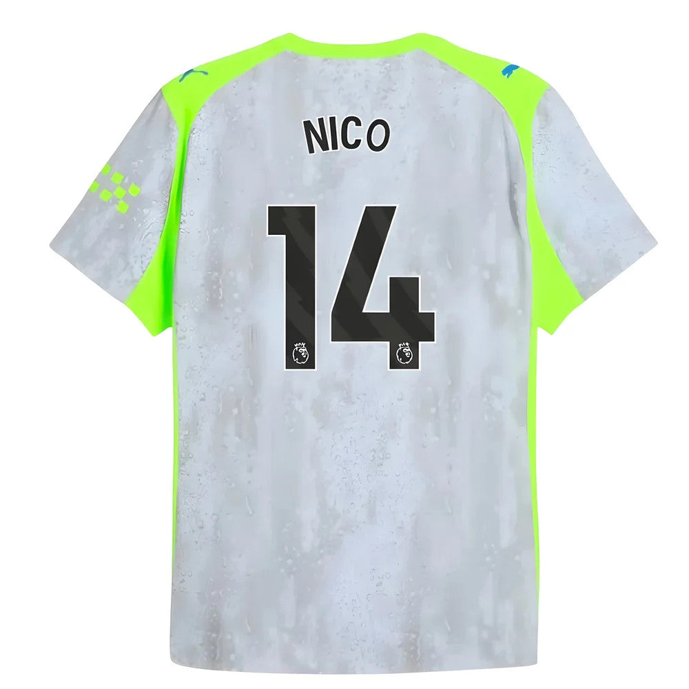 2025-2026 Man City Authentic Third Shirt (Nico 14)_0