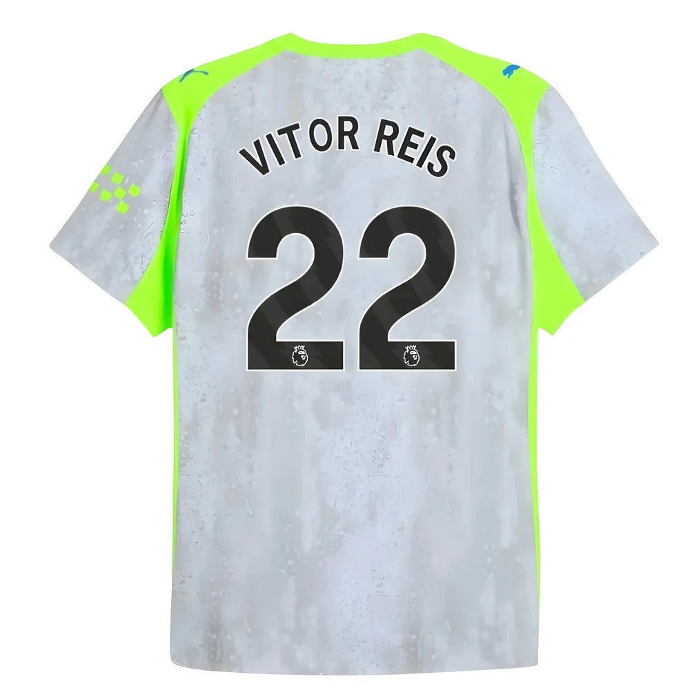 2025-2026 Man City Authentic Third Shirt (Vitor Reis 22)_0