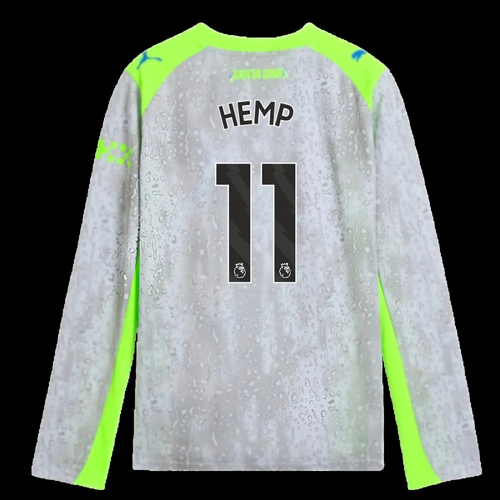 2025-2026 Man City Long Sleeve Third Shirt (Kids) (Hemp 11)_0