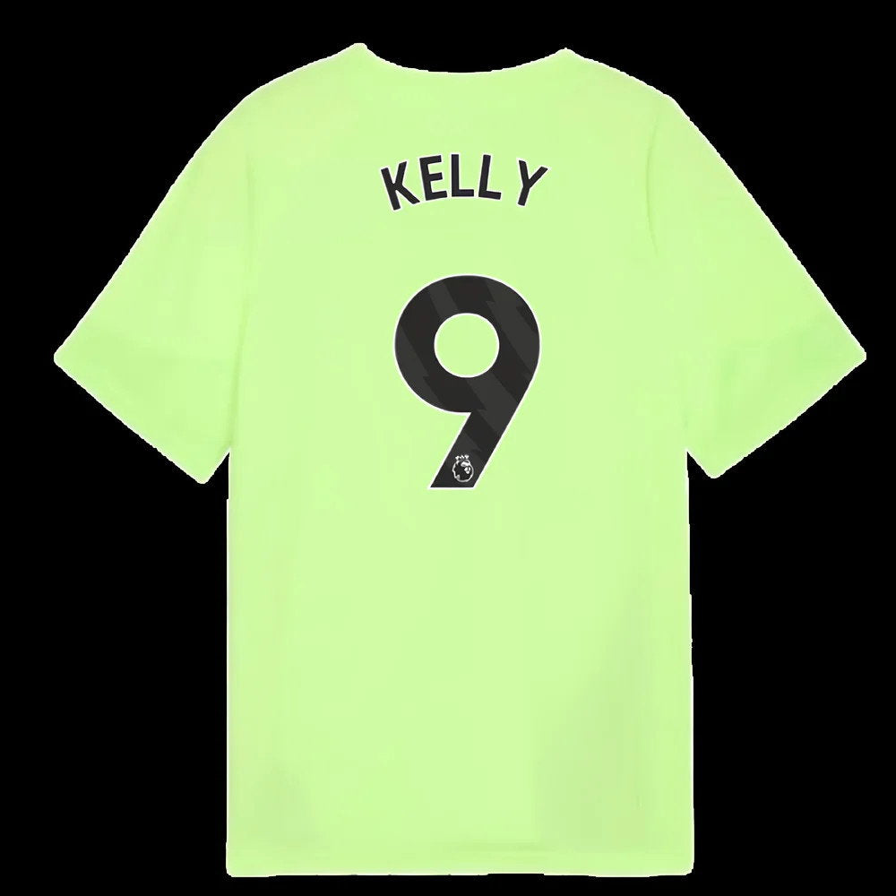 2025-2026 Man City Training Jersey (Fizzy Apple) - Kids (Kelly 9)_0