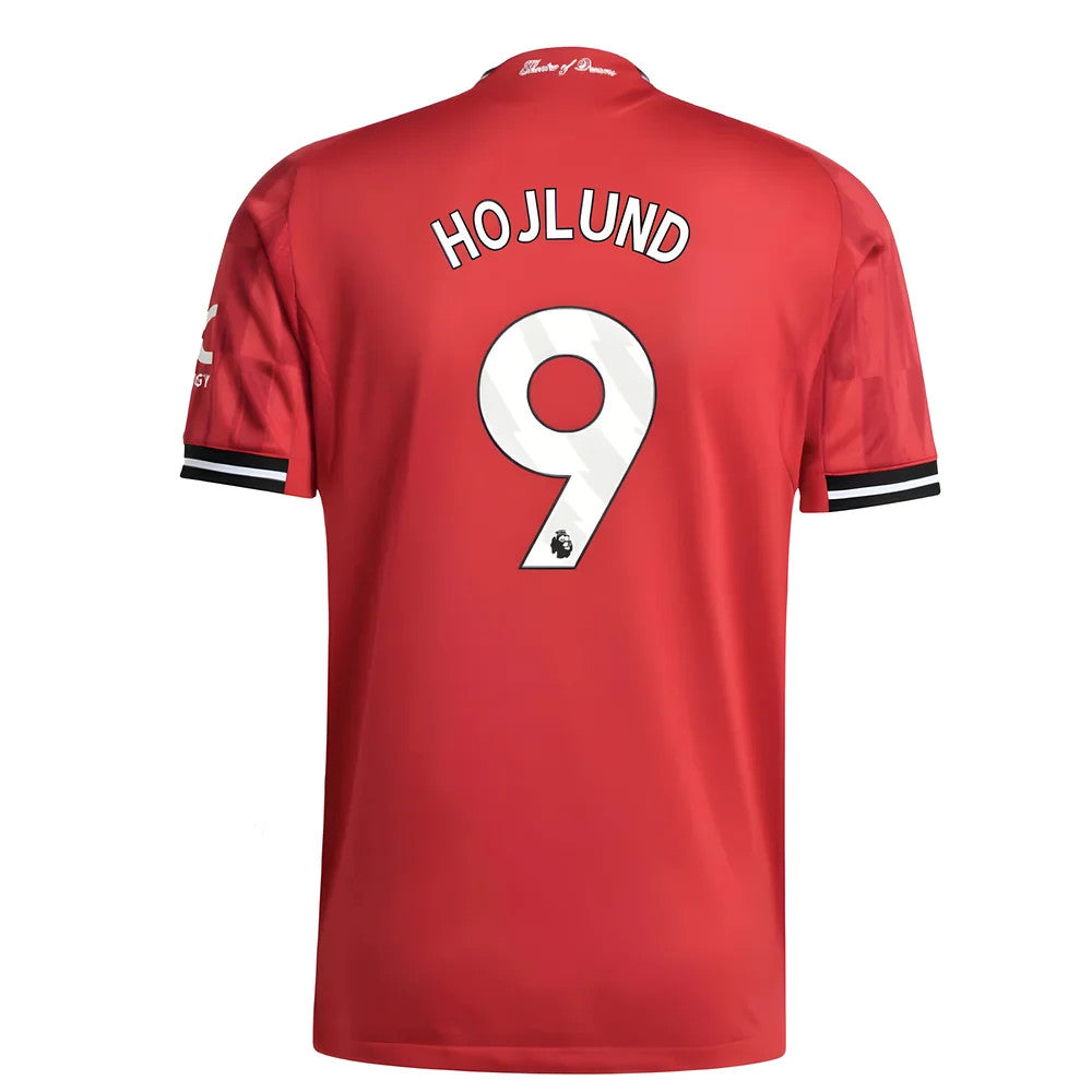 2025-2026 Man Utd Authentic Home Shirt (Hojlund 9)_0