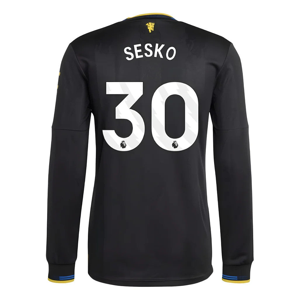 2025-2026 Man Utd Authentic Long Sleeve Third Shirt (Sesko 30)_0