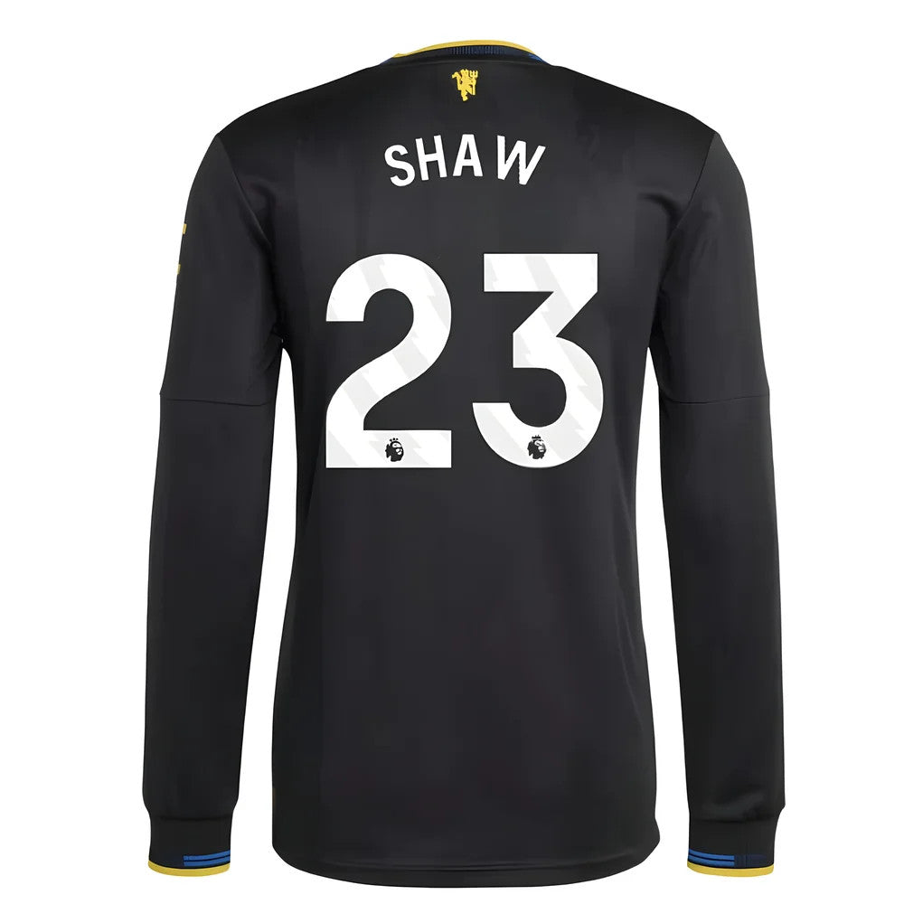 2025-2026 Man Utd Authentic Long Sleeve Third Shirt (Shaw 23)_0