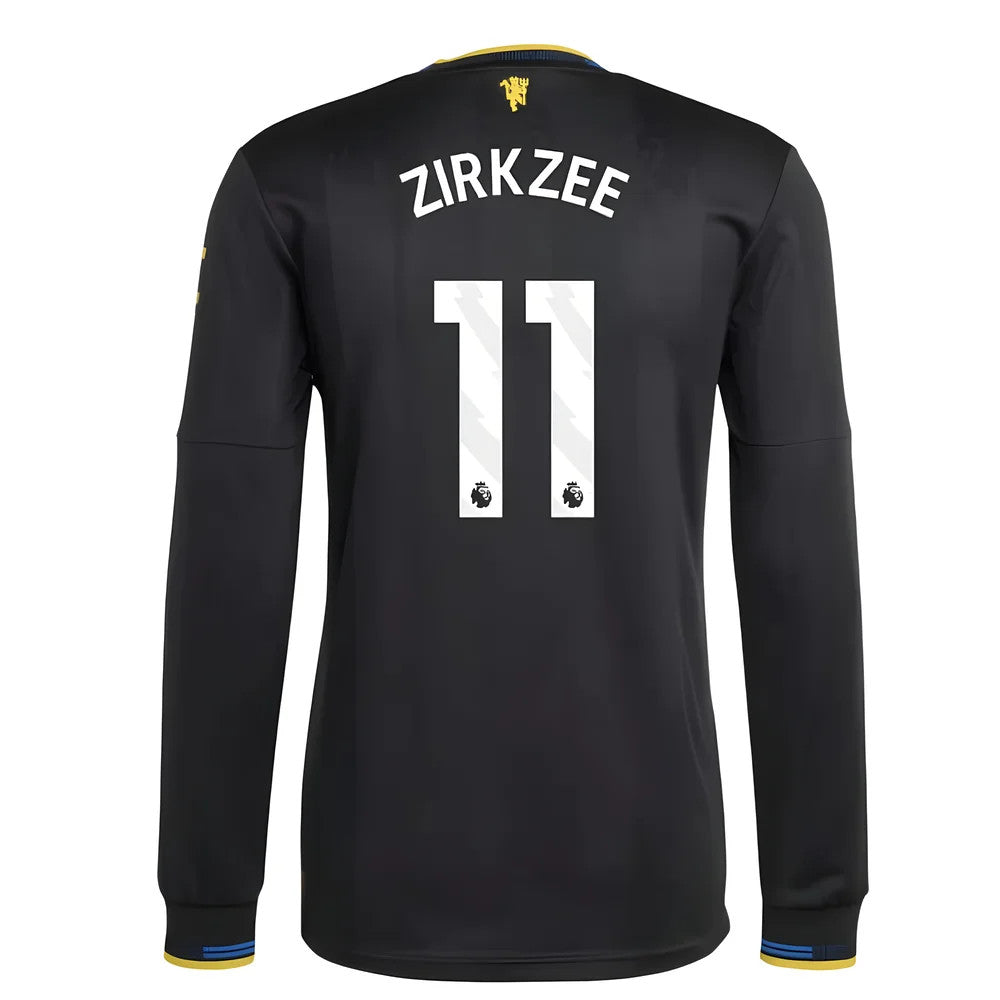 2025-2026 Man Utd Authentic Long Sleeve Third Shirt (Zirkzee 11)_0