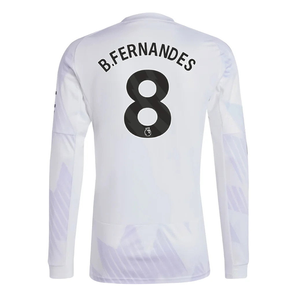 2025-2026 Man Utd Long Sleeve Away Shirt (B.Fernandes 8)_0