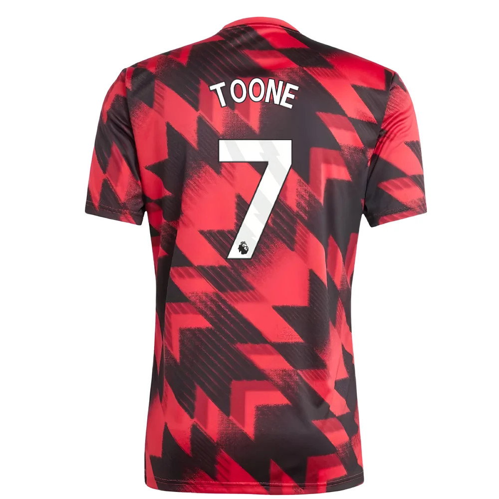 2025-2026 Man Utd Pre-Match Shirt (Red) (Toone 7)_0