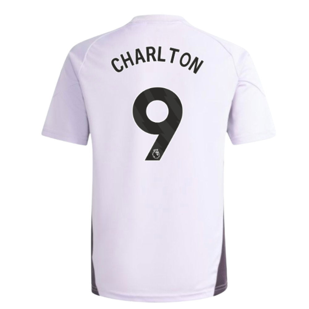 2025-2026 Man Utd Training Jersey (Purple Tint) - Kids (Charlton 9)_0