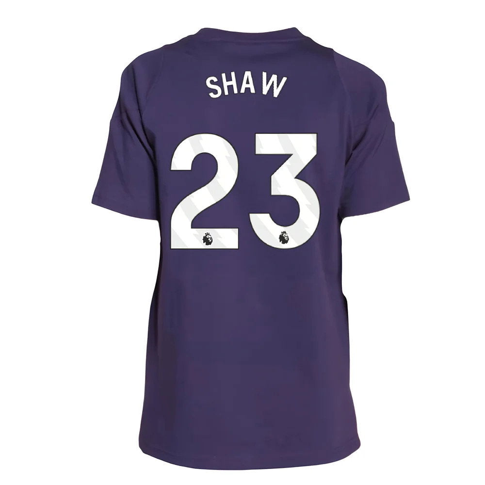 2025-2026 Man Utd Training Tee (Aurora Plum) - Kids (Shaw 23)_0