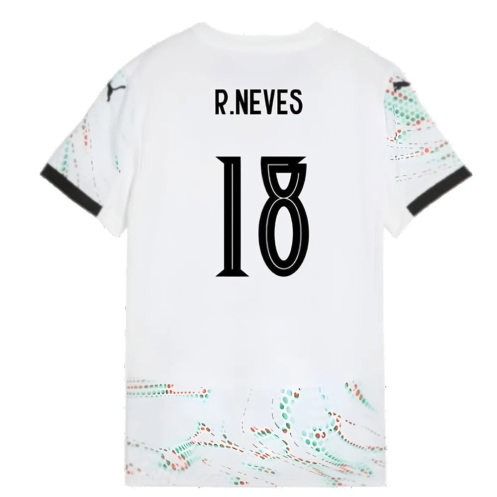 2025-2026 Portugal Away Shirt (Womens) (R.Neves 18)_2