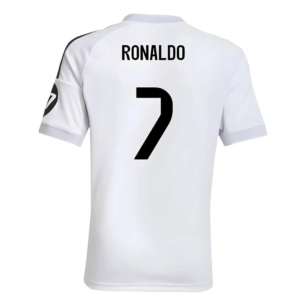 2025-2026 Real Madrid Home Shirt (Kids) (Ronaldo 7)_0