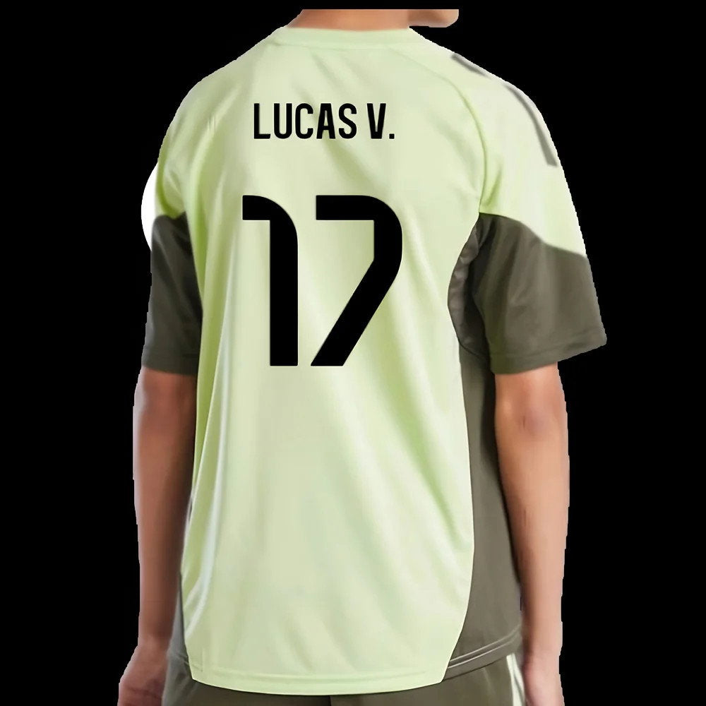 2025-2026 Real Madrid Training Jersey (Almost Lime) - Kids (Lucas V. 17)_2