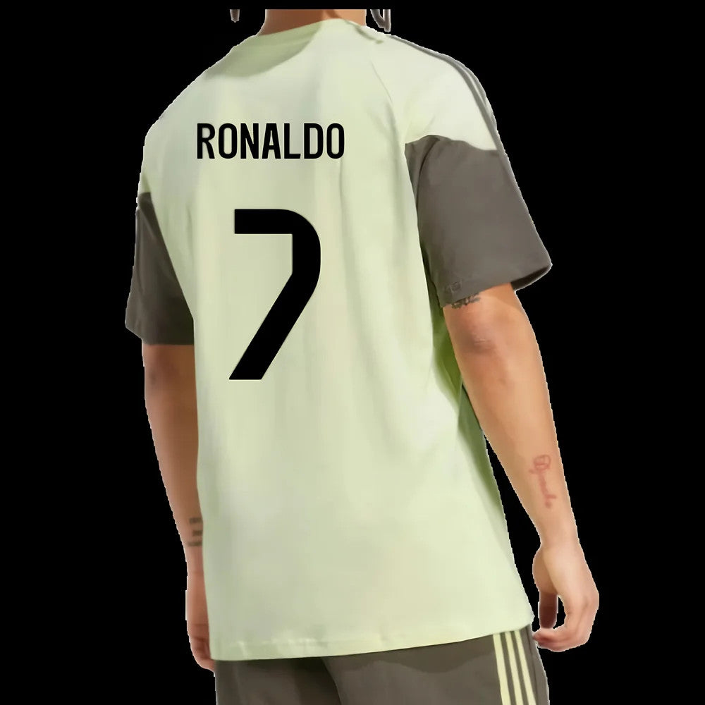 2025-2026 Real Madrid Training Tee (Almost Lime) (Ronaldo 7)_2