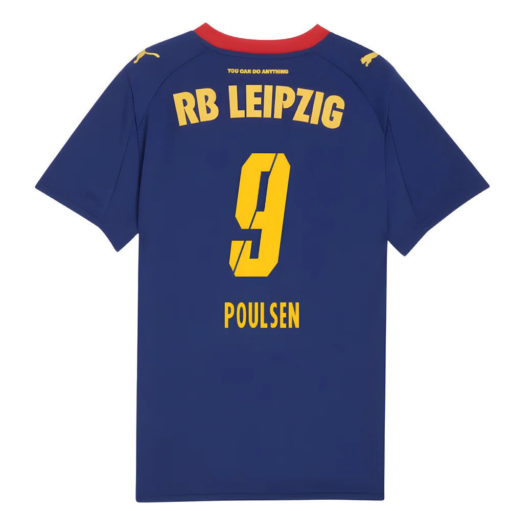 2025-2026 Red Bull Leipzig Away Shirt (Kids) (Poulsen 9)_0