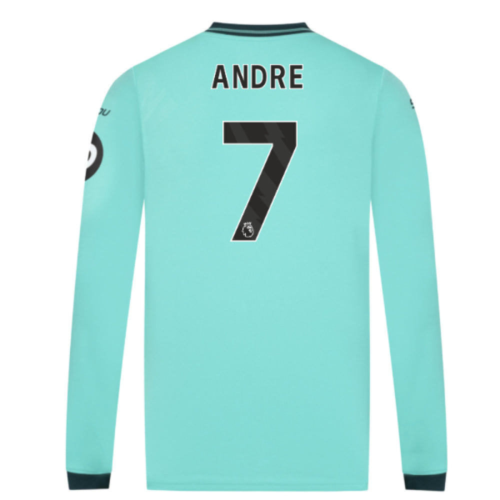 2025-2026 Wolves Long Sleeve Away Shirt (Andre 7)_0