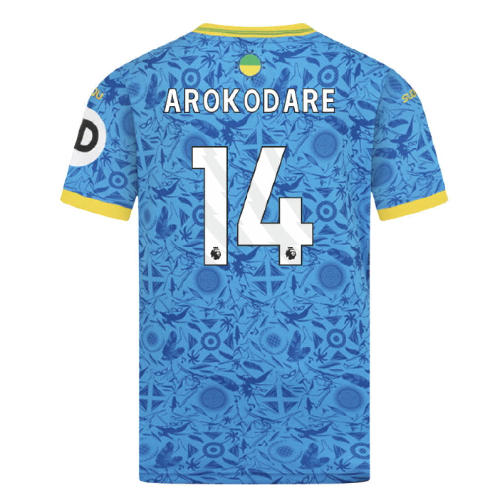 2025-2026 Wolves Third Shirt (Kids) (Arokodare 14)_0