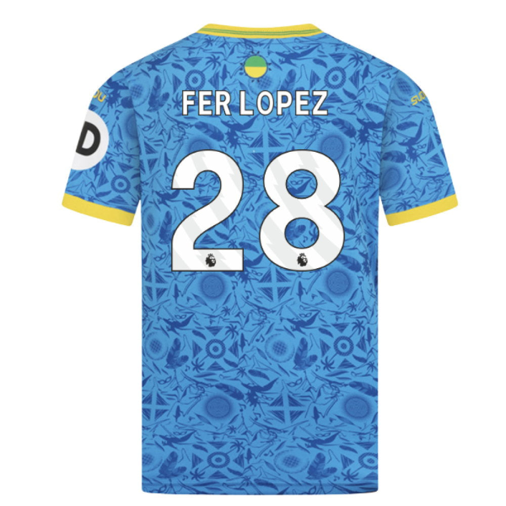 2025-2026 Wolves Third Shirt (Kids) (Fer Lopez 28)_0