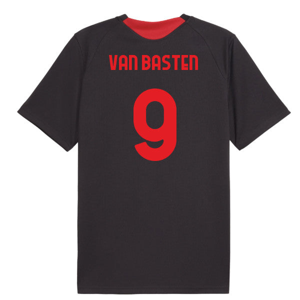 2026-2027 AC Milan Training Jersey (Flat Dark Gray) (Van Basten 9)_0