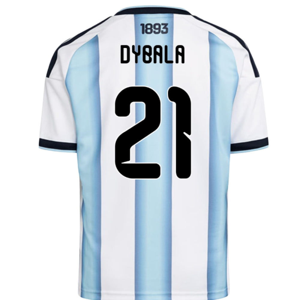 2026-2027 Argentina Home Shirt (Kids) (Dybala 21)_0