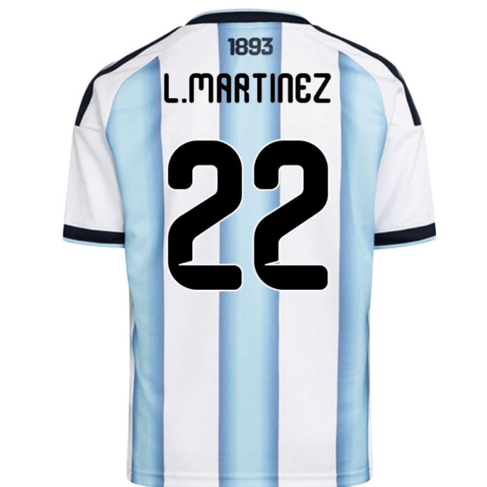 2026-2027 Argentina Home Shirt (Kids) (L.Martinez 22)_0