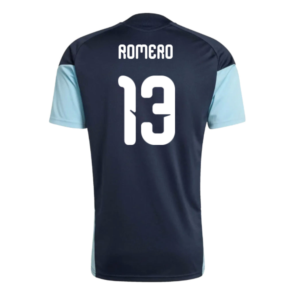 2026-2027 Argentina Training Jersey (Night Navy) (Romero 13)_0