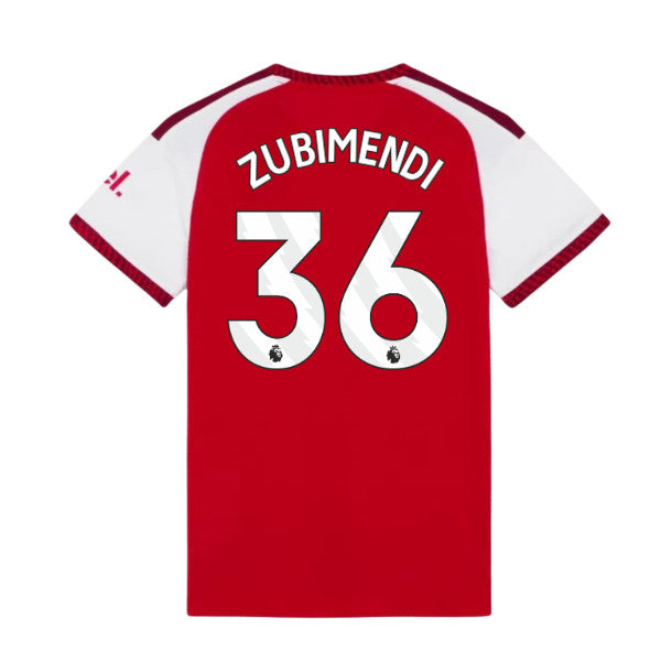 2026-2027 Arsenal Authentic Home Shirt (Womens) (Zubimendi 36)_0