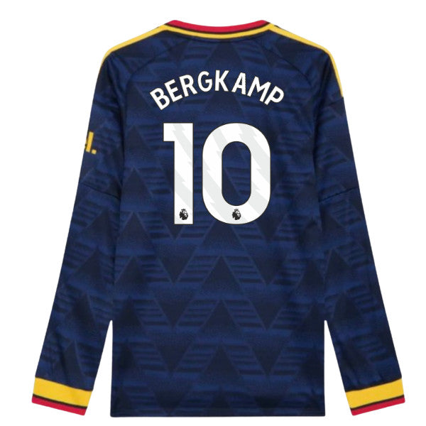 2026-2027 Arsenal Authentic Long Sleeve Away Shirt (Bergkamp 10)_0