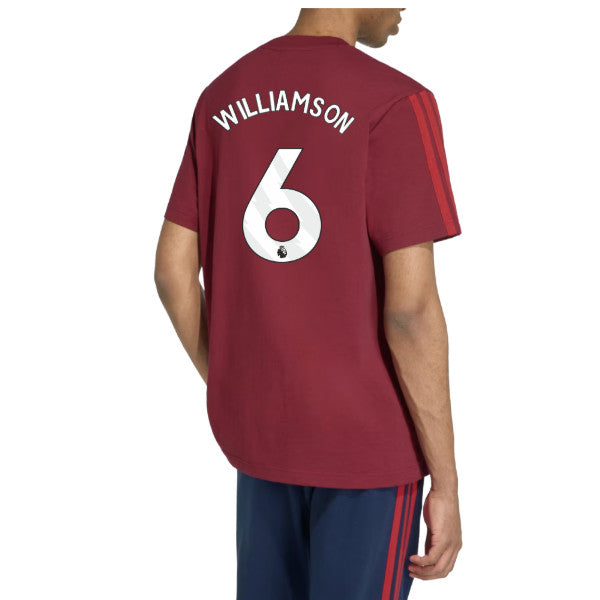2026-2027 Arsenal DNA Tee (Burgundy) (Williamson 6)_0