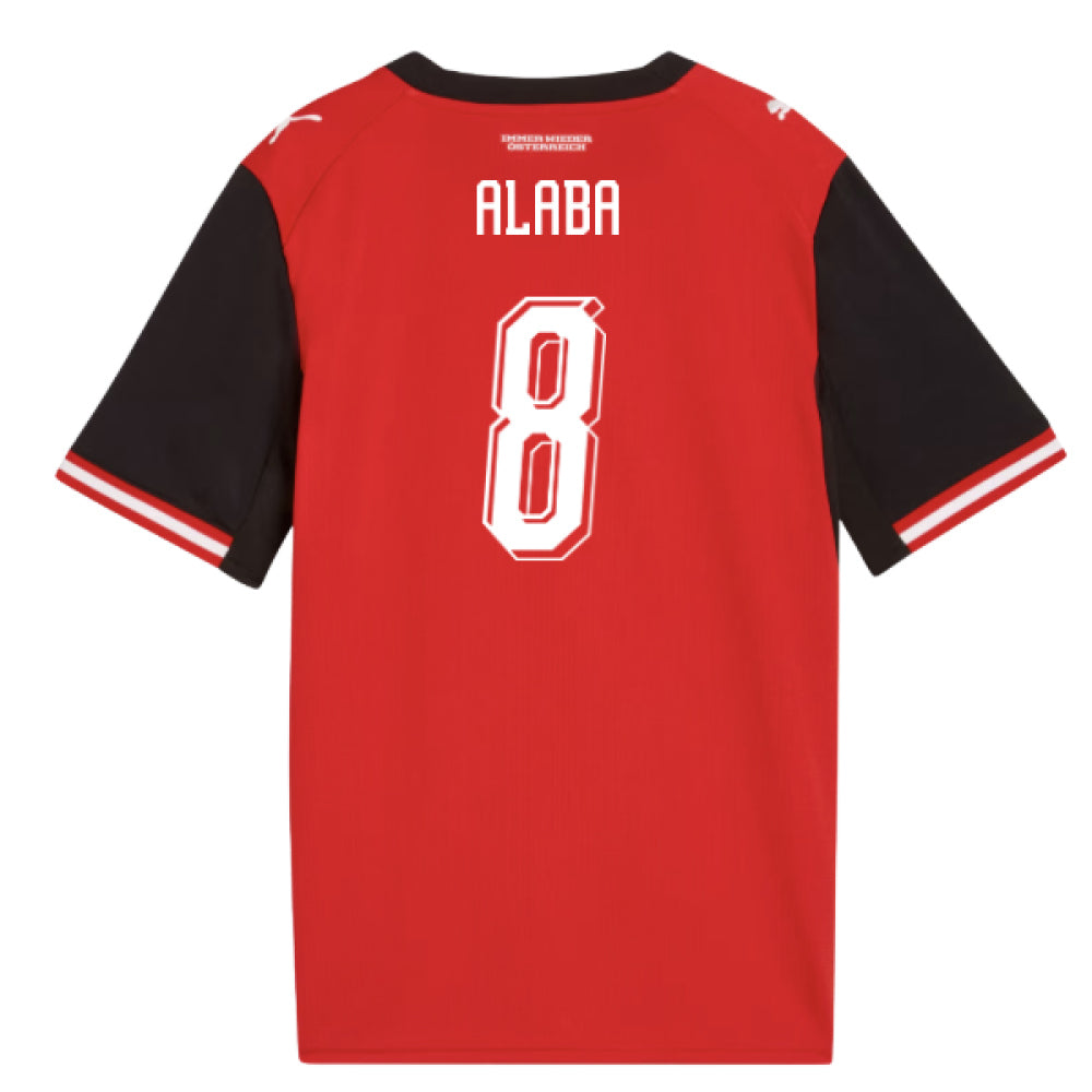 2026-2027 Austria Home Shirt (Kids) (Alaba 8)_0