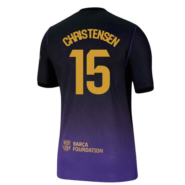 2026-2027 Barcelona Authentic Aero-Fit Match Away Shirt (Christensen 15)_0