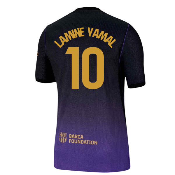 2026-2027 Barcelona Authentic Aero-Fit Match Away Shirt (Lamine Yamal 10)_0