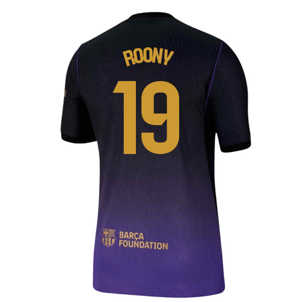 2026-2027 Barcelona Authentic Aero-Fit Match Away Shirt (Roony 19)_0