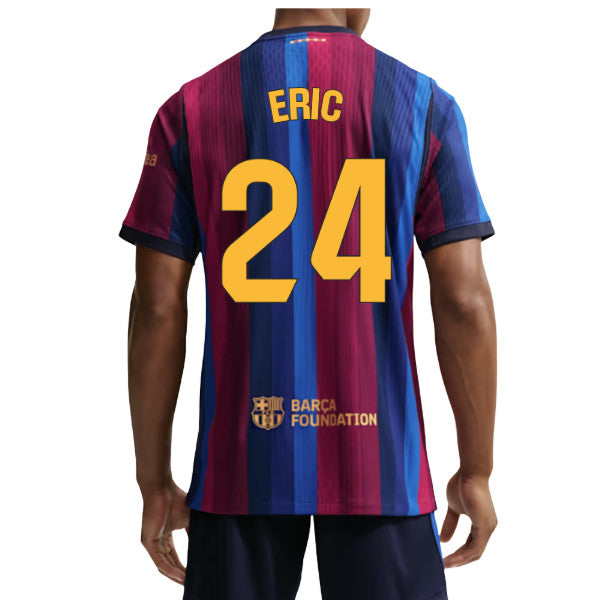 2026-2027 Barcelona Authentic Aero-Fit Match Home Shirt (Eric 24)_0