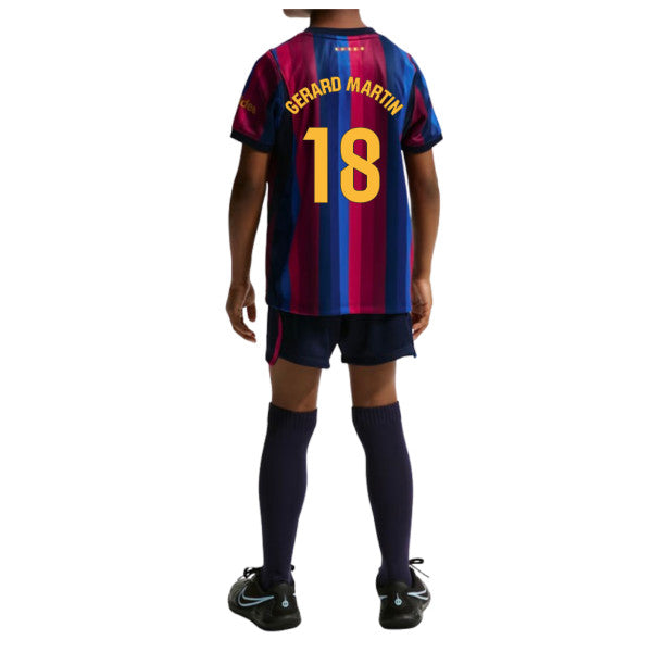 2026-2027 Barcelona Home Little Kids Mini Kit (Gerard Martin 18)_0