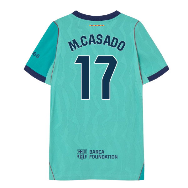 2026-2027 Barcelona Third Shirt (Kids) (M.Casado 17)_0