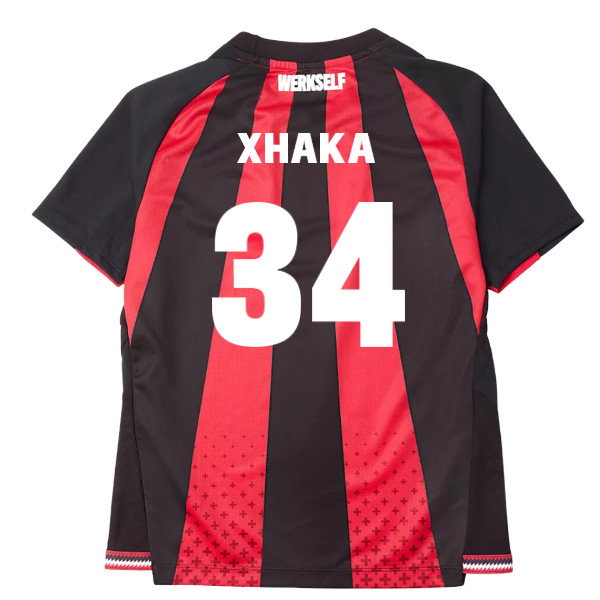 2026-2027 Bayer Leverkusen Home Shirt (Kids) (Xhaka 34)_0