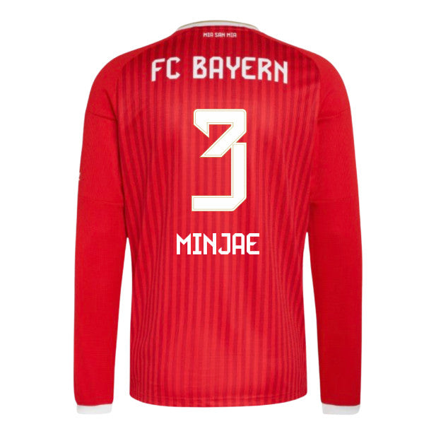 2026-2027 Bayern Munich Long Sleeve Home Shirt (Minjae 3)_0
