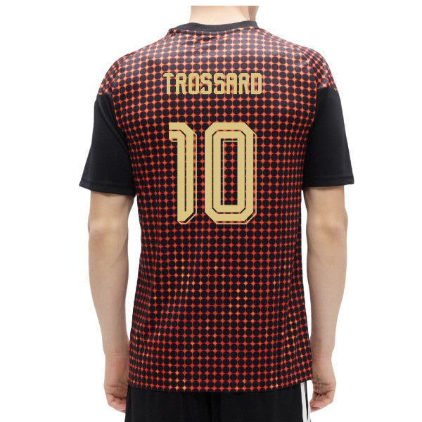 2026-2027 Belgium Home Pre-Match Shirt (Black-Red) (Trossard 10)_0