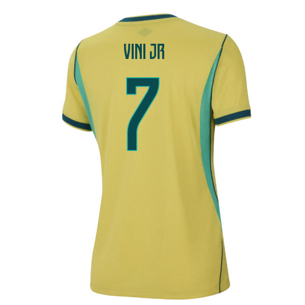 2026-2027 Brazil Home Shirt (Womens) (Vini JR 7)_0
